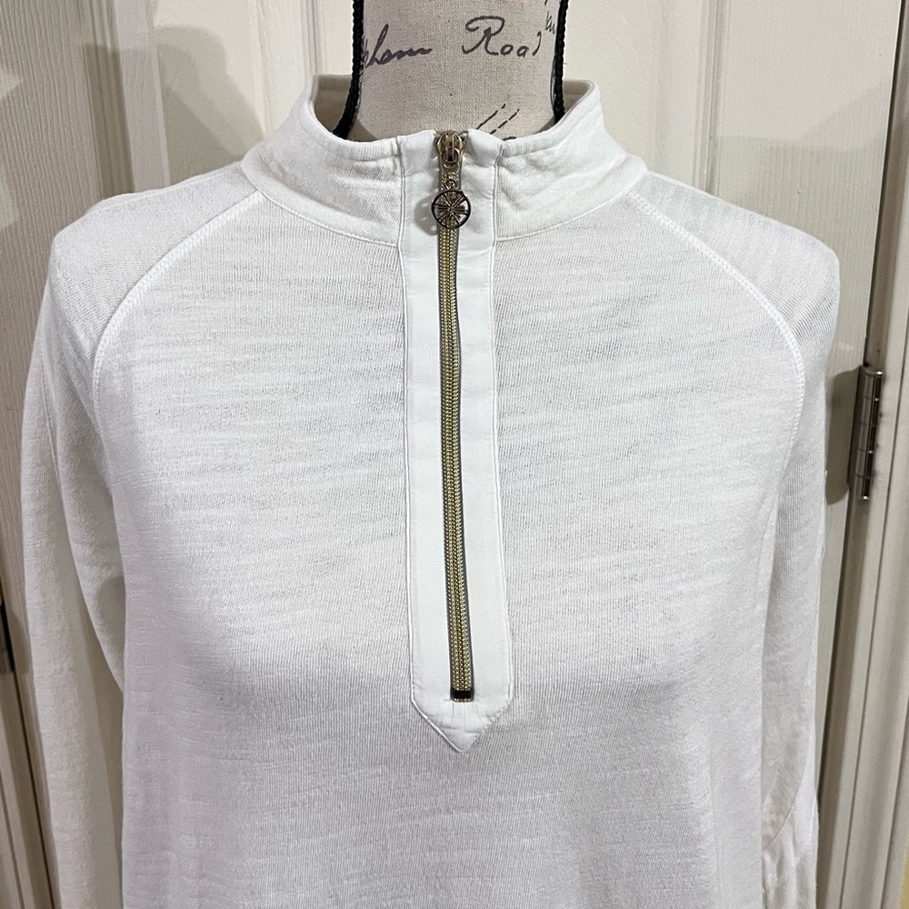 Lilly Pulitzer Resort White Ashlee Pullover- NWOT. - Picture 4 of 10